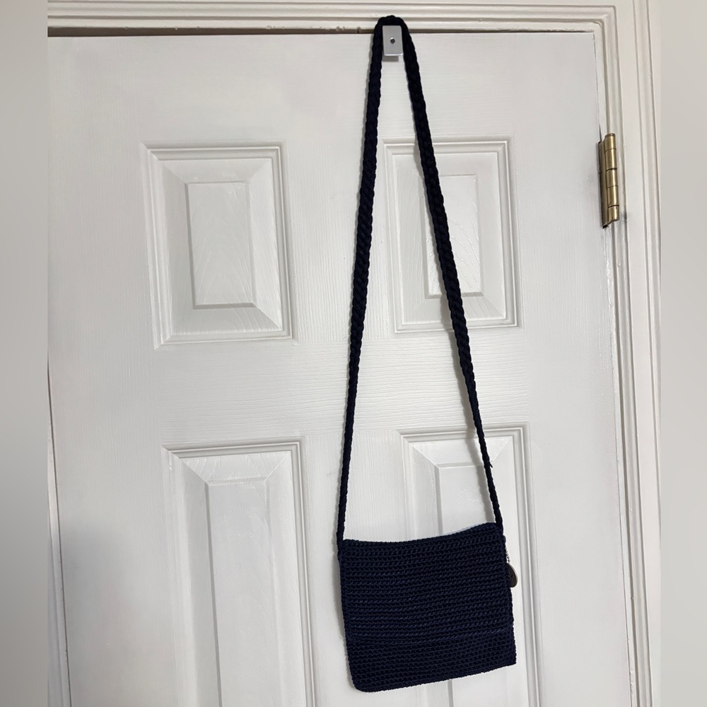 The Sak Navy Crochet Crossbody
